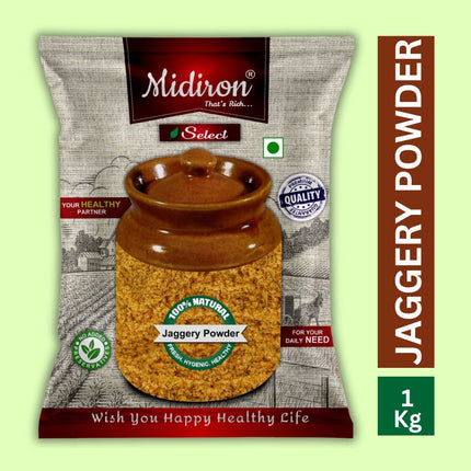 Natural Jaggery Powder (1 Kg) - Midiron