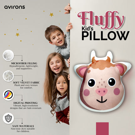 Soft and comfy cow pillow for kids bedding,Cow shaped pillow,Cow cushion for kids,Kids Cushion,Animal Shaped Cushion,Velvet Animal Cushion for kids,Plush Cow shape Cushion for kids,Cute cow shape Cushion,cow shape Cushion for Couch,Avirons cow shape Cushion,cow shape Plush Toy Cushion,cow shaped Plush Throw Cushion,cow shape Cushion for Kids Room,Eco-Friendly cow Shape Cushion, kids plush Cushion