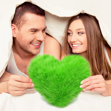 green heart pillow, green heart pillow big, green heart pillow for kids, green heart cushion, heart cushion, green heart cushion cover, fluffy green heart cushion, romantic green heart pillow for girlfriend, decorative green pillow for bedroom decor