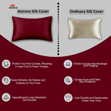 Satin Pillow Cover, silky satin pillowcase, anti-frizz pillow cover, pillowcase for healthy hair, soft satin pillow, hair protection pillow, elastic satin pillow cover