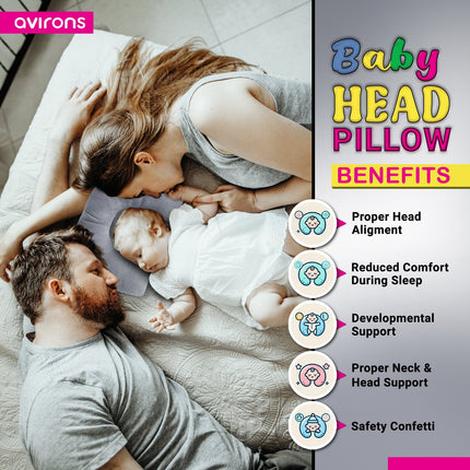 Mustard Seed Pillow for Baby, Baby Pillow for Flat Head, Head Support Pillow for Newborn, Soft Velvet Baby Pillow, Baby Pillow for Neck Support, Comfortable Baby Pillow, Head Shaping Pillow for Infants, Baby Pillow for Crib, Newborn Mustard Seed Pillow, Eco-Friendly Baby Pillow