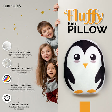 Penguin cushion for kids,Animal-shaped pillow,Soft penguin pillow,Penguin design pillow,Kids Pillow,Kids Room Accessories, Cozy Bird Pillow, Adorable Penguin Pillow, Penguin Plush Cushion, Comfortable Penguin Throw Pillow, Kids Penguin Decor