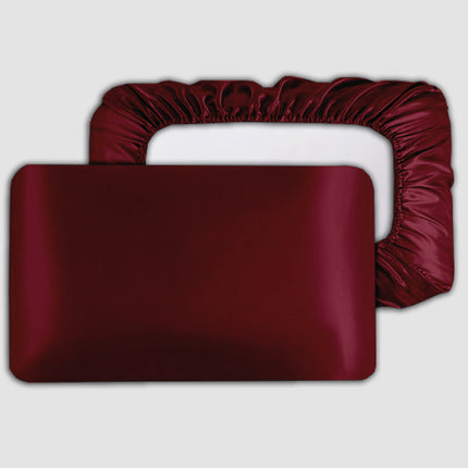 Elastic Band Pillow Cap, Soft Silk Pillowcase, Frizz Control Pillow Cover, Silky Pillow Case, Luxurious Silk Pillowcase, Satin silk pillow cap with elastic cover, Comfort  Elastic Silk Pillow Cover