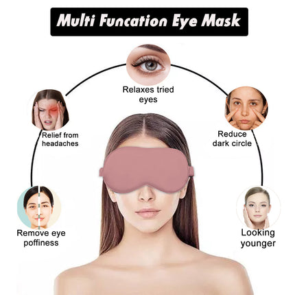 Premium Silk Eye Mask, Soft Eye Mask for Relaxation, Eye Cover for Travel Comfort, Soft Eye Mask for Dark Circles, Premium Eye Cover for Comfort
