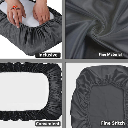 Elastic Satin Pillow Cover, luxurious satin silk pillow, smooth sleep, satin pillow case for healthy hair, satin pillow for hair care, Silk pillowcase for hair protection case, silk pillow for frizz-free hair