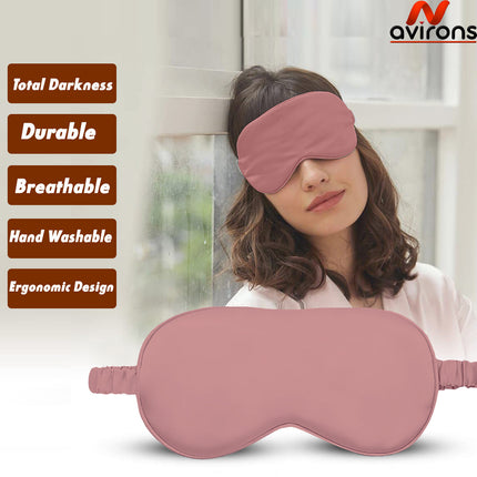 Satin Silk Eye Mask for Sleep ,  Skin-Friendly eye cover,Travel Eye Mask, Luxury Eye Cover, Soft Sleeping Mask, Soft Sleeping Mask for Travel