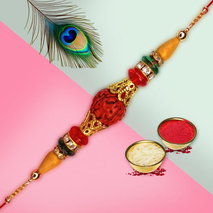 Tie the Knot of Love in Every Colour,A Rakhi Bursting with Colours, Just Like Your Bond, pearl rakhi 2025