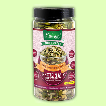 Protein Mix Roasted Tasty Seeds, Healthy Pack (550g) - Midiron