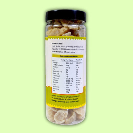 Natural Dehydrated Amla Candy 150 gm - Midiron
