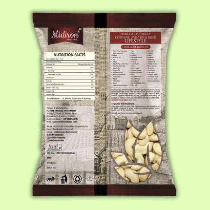 Natural Cashew Cashews  (700 g) - Midiron