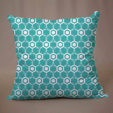Classic Decorative Cushion Cover in Satin Fabric with Zipper - 16x16inch