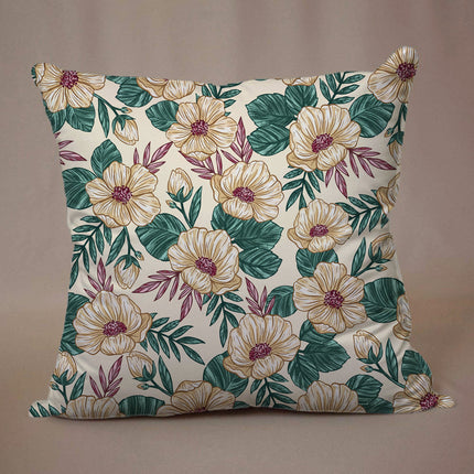 Premium Satin Cushion Cover - Decorative Statement with Zipper, 16x16inch