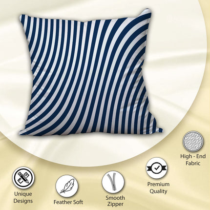 Glamorous Satin Cushion Cover with Zipper-16x16inch