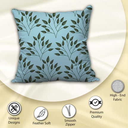 Graceful Satin Cushion Cover - Chic Decorative Zipper, 16x16inch