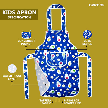 kids painting apron, unisex kids apron, adjustable apron, children’s apron, school apron, messy activity apron, kids apron for boys, kids apron for girls, durable kids apron, kids apron with pocket, fun kids apron