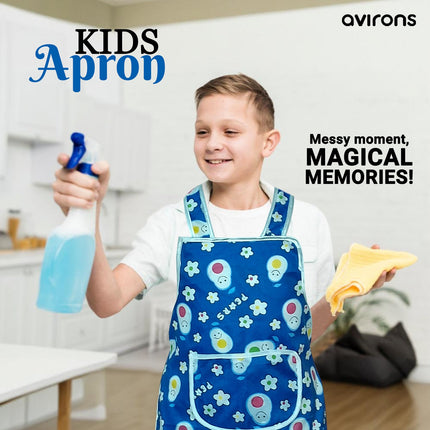 baking apron for kids, gardening apron for kids, kids painting apron, unisex kids apron, adjustable apron, children’s apron, school apron, messy activity apron, kids apron for boys, kids apron for girls, durable kids apron, kids apron with pocket, fun kids apron, kids waterproof apron, kids creative apron, kids apron for cooking
