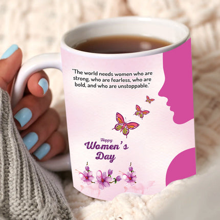 Inspirational Women's Day mug
Women's Day coffee cup
Personalized gift for Women's Day