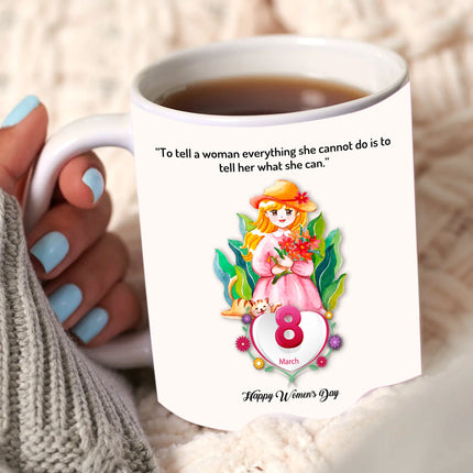 Thoughtful Women's Day gift
Inspirational mug for women