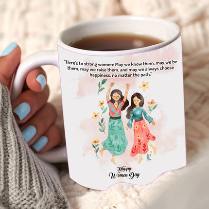 Empowering Women’s Day present
Thoughtful gift for her
Stylish coffee mug for women