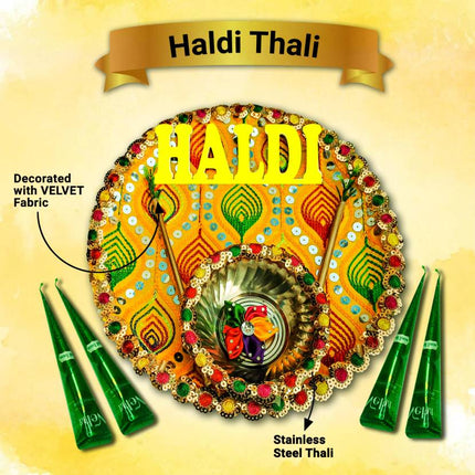 Haldi thali decoration
Haldi thali items
Haldi thali accessories
Haldi thali with compartments
Haldi thali for wedding rituals
Haldi thali with turmeric