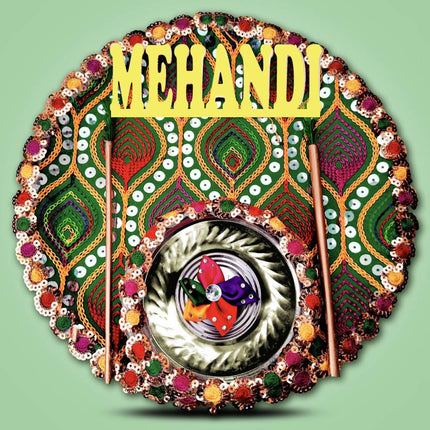 Stylish Shaadi Thali for Mehndi Ceremony, Haldi Rituals & Home Décor