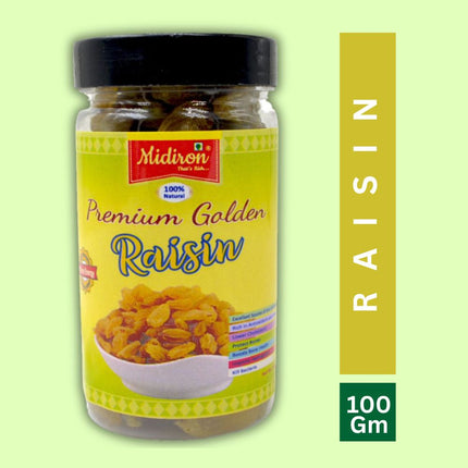 Natural Premium Raisin Raisins  (100 g) - Midiron