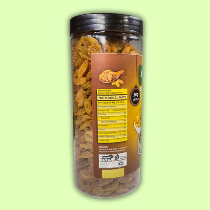 Natural Premium Golden Raisin/kishmish Raisins  (550 g) - Midiron