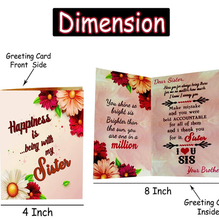Rakhi for Sister - Special Gift Hamper with Unique Raksha Bandhan Gift Set to Make Her Feel Loved