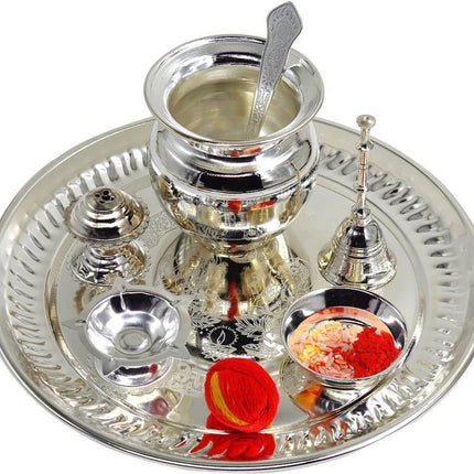Festival pooja thali
Wedding pooja thali
Pooja thali gift set
Handmade pooja thali
Lakshmi pooja thali
Diwali pooja thali
Pooja thali for navratri