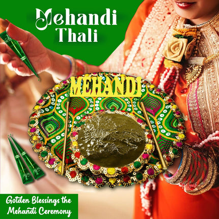 mehndi thali decoration,Custom mehndi thali,colorful mehndi thali,Intricate mehndi thali design,luxury mehndi thali,Wedding mehndi thali,Mehndi thali with flowers,Artistic mehndi thali,Mehndi plate decoration,Personalized mehndi thali,unique mehndi thali,decorative mehndi platter,Vintage mehndi thali,Handmade mehndi platter